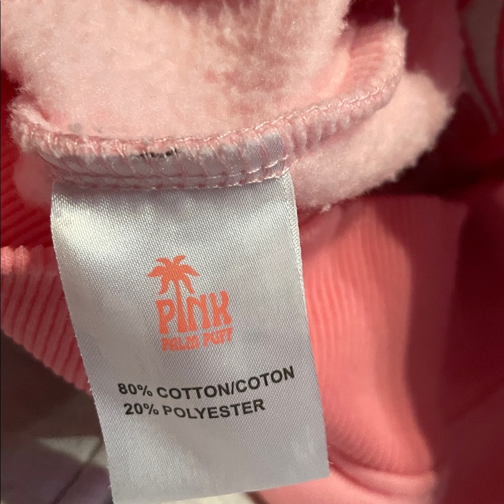 Pink Palm Puff Hoodie - Picture 4 of 4